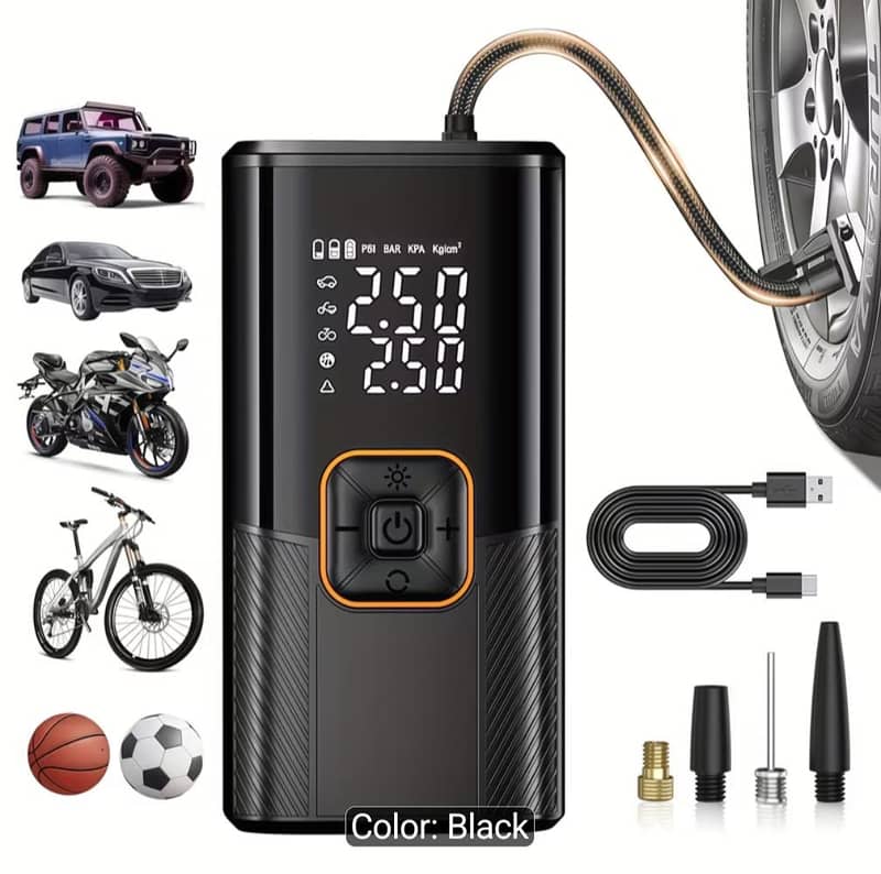Multi-Functional Portable Air Pump 4