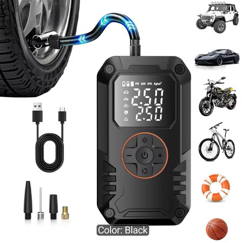 Multi-Functional Portable Air Pump 5