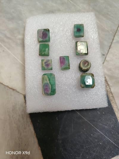 natural zoisite ruby