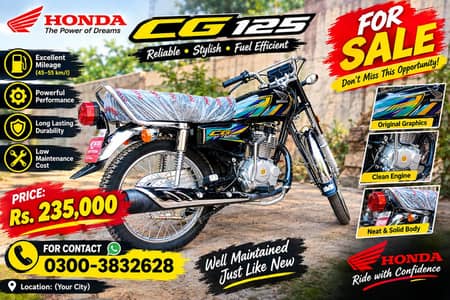HONDA 125 Model 2026