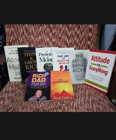 8 Brand New Unused Self-Help Books Bundle | New Condition