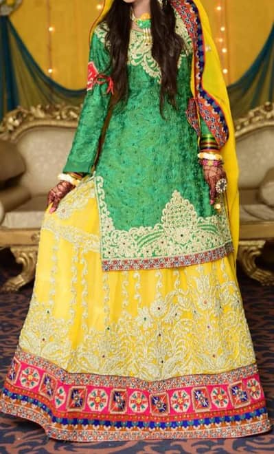 “Beautiful GulAal Bridal Dress – New & Elegant Wedding Wear”