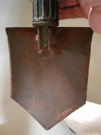 vintage military shovel