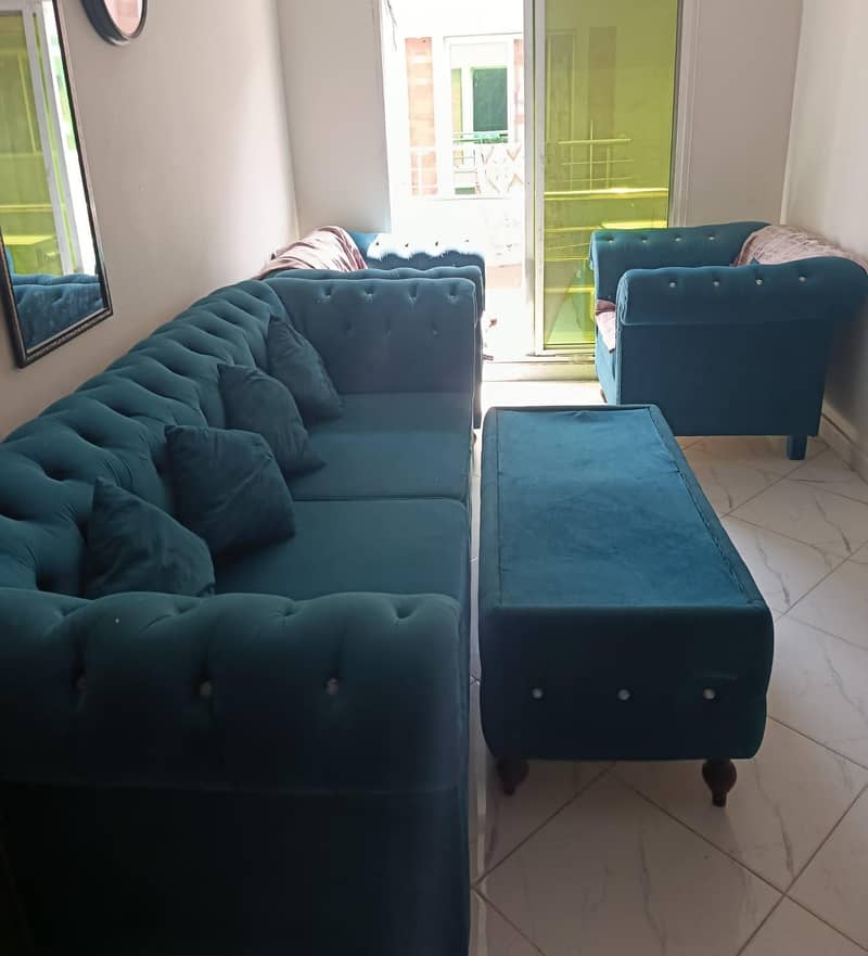 sofa set with Table 1