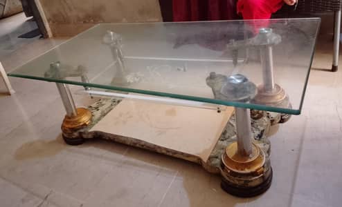 Elegant Glass Top Center Table – Strong & Stylish