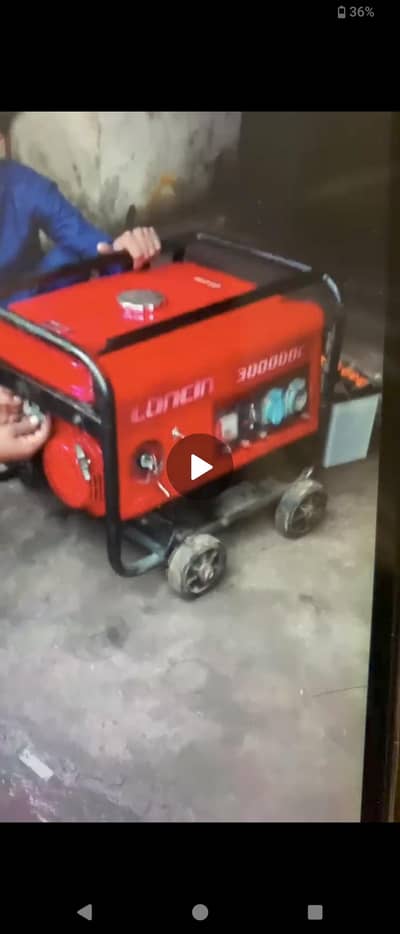 neat condition loncin 3kv generator