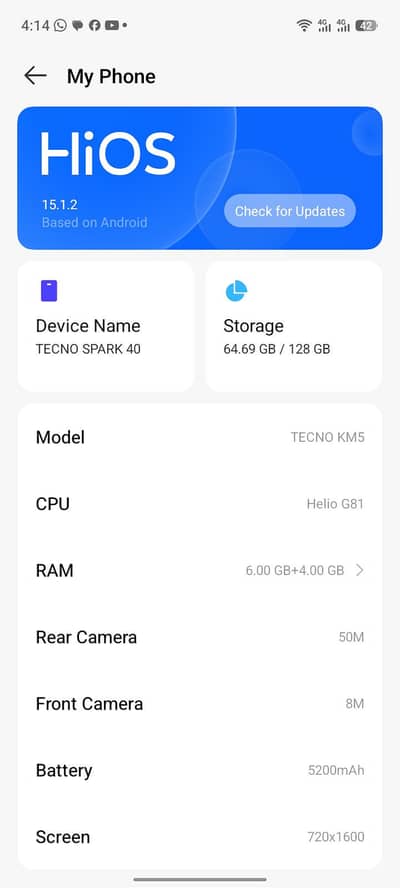 Tecno Spark 40