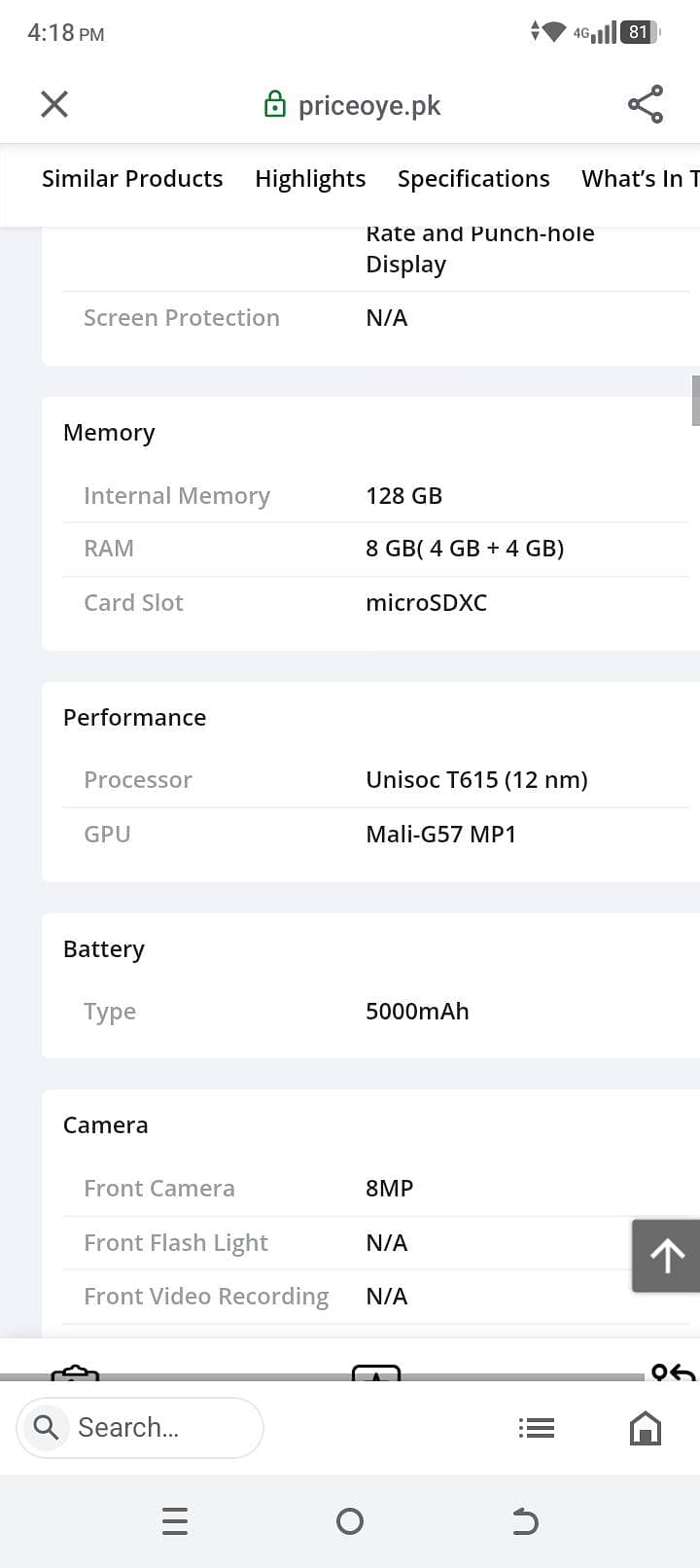 Itel P65 1
