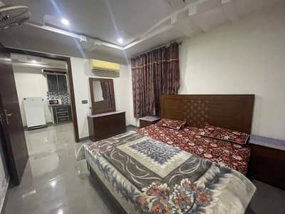 1 bedroom furnished apartment at 2nd floor at best location of DD Block Facing Canal Road Bahria Town, Lahore
