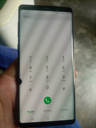 Samsung Mobile Note 9 only set dual sims.