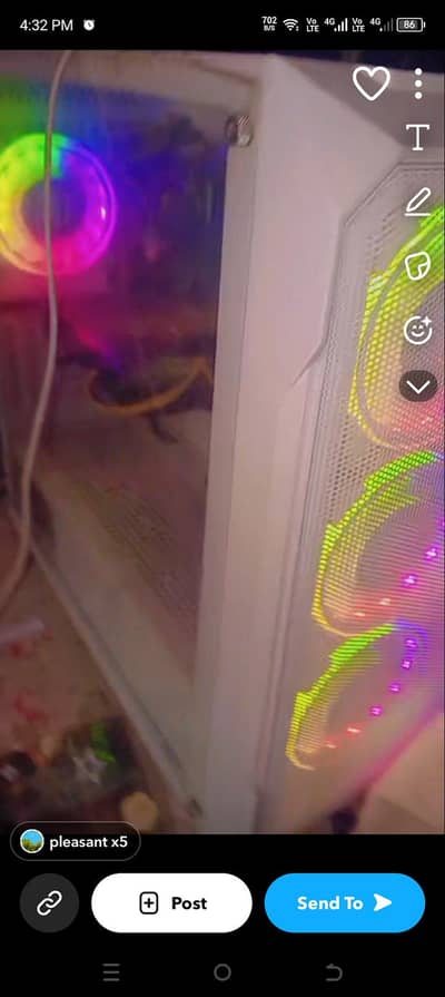 PC i7 6 generation 10 window Latest version body color white