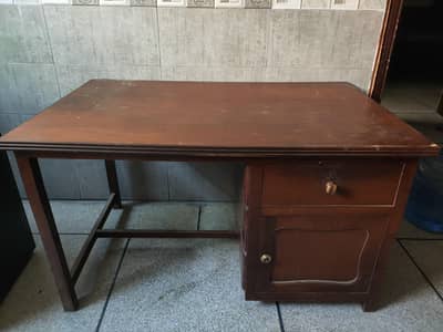 Real tally wood table