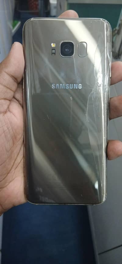 S8 + 4gb 64gb PTA approved dual sim glass break