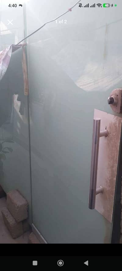 Glass door