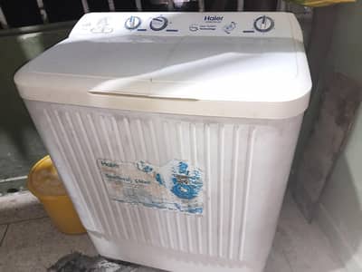 Haier semi automatic washing machine