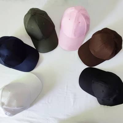 Plain Caps Lot - High Quality Adjustable Metal Buckle Caps