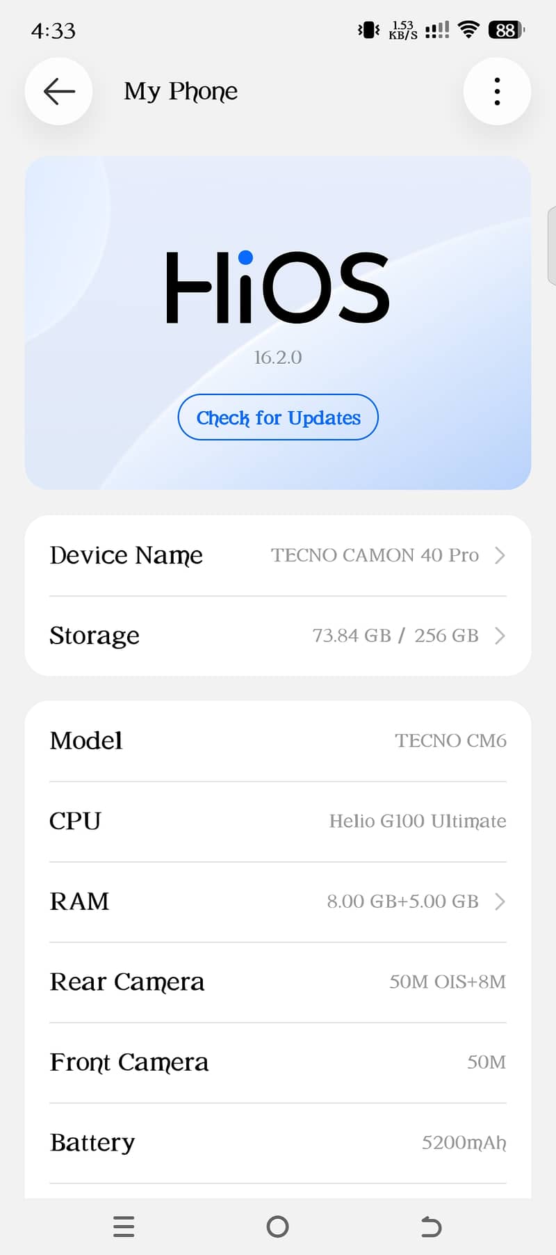 Tecno CAMON 40 Pro 0