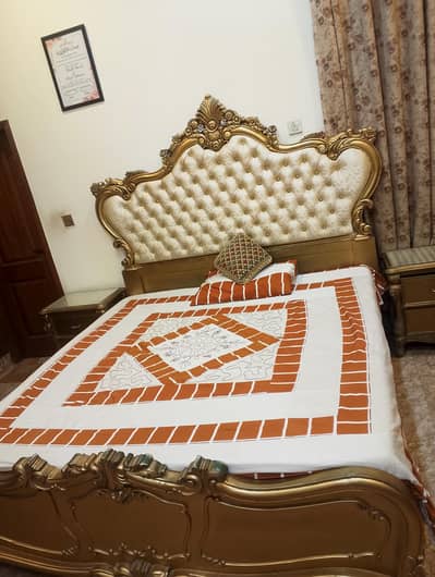 bed with chair