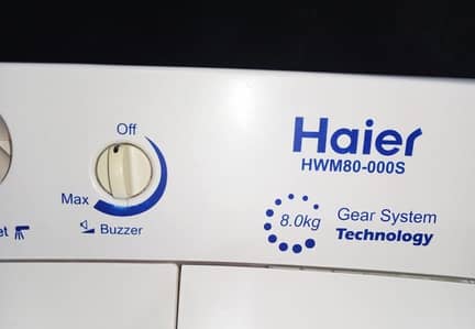 Haier washing machine twin tub model number HWM80-000AS