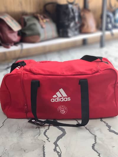Original Imported 10/10 Travel Bags Set: Adidas & Puma Large, Medium