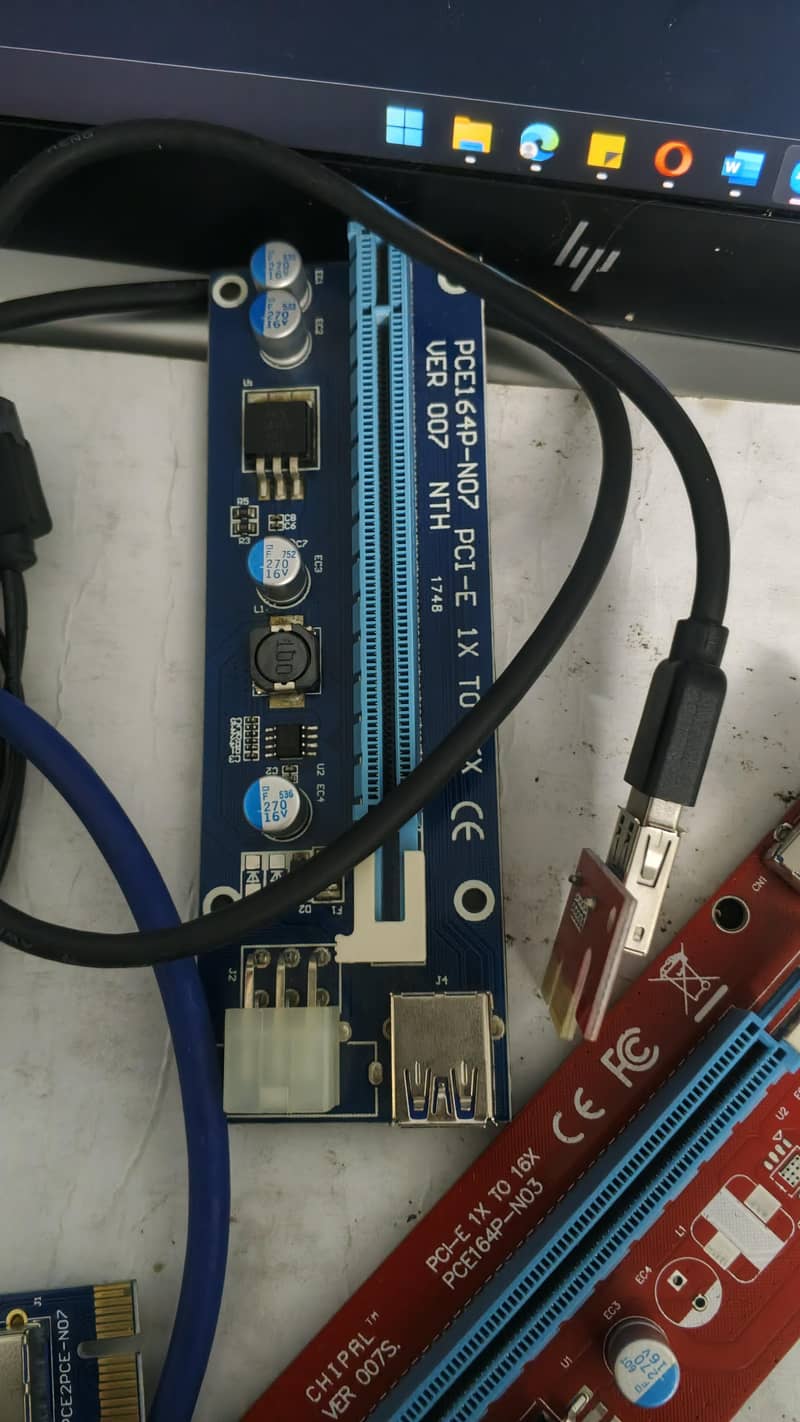 GPU Riser Card PCI-E 1x 16x PCIE 2