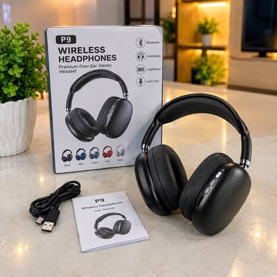 P9 Wireless Bluetooth Headphones | Premium Over-Ear