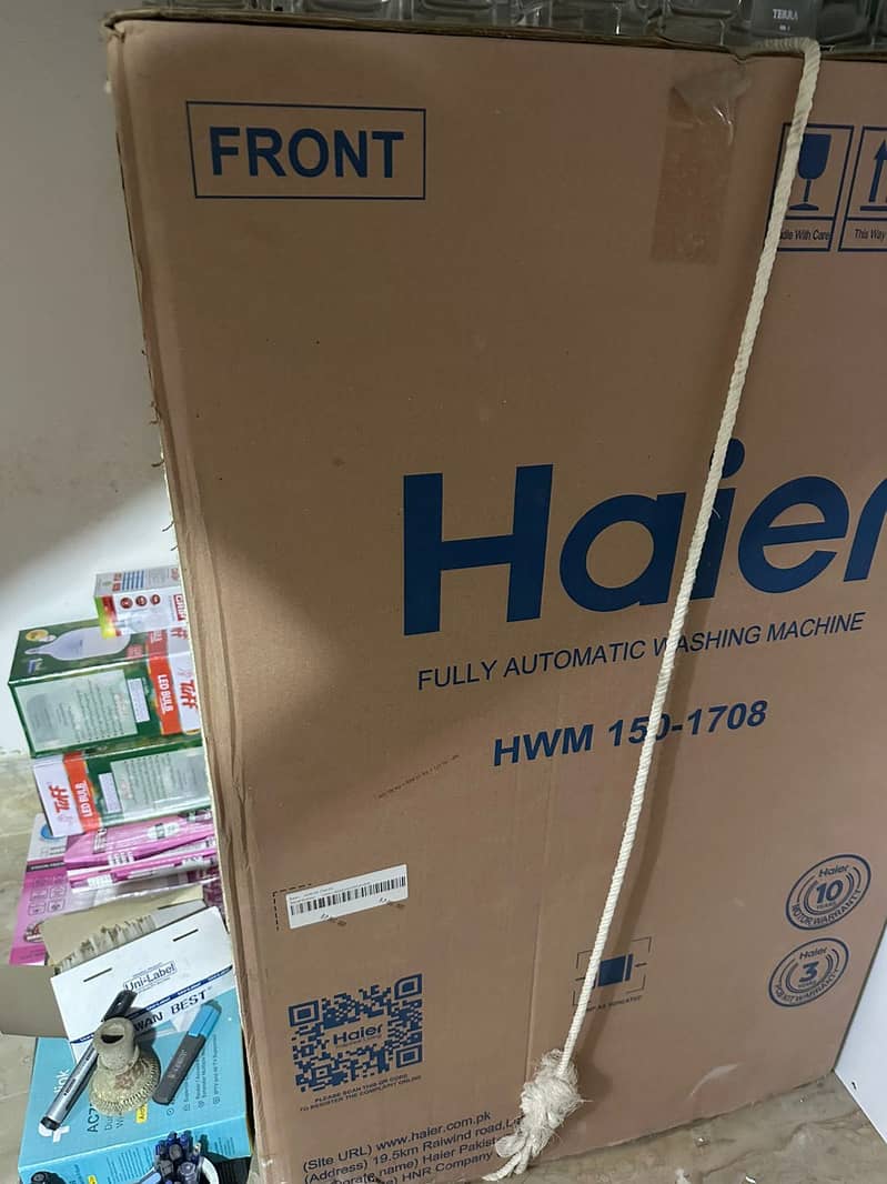 Haier fully automatic washing machine 1