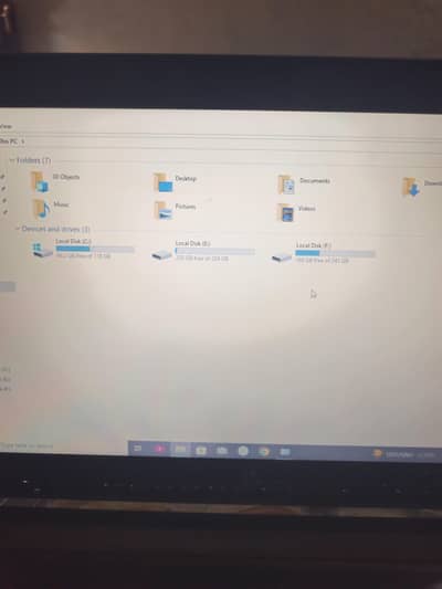Hp laptop corei3 128ssd 500hdd with box charger bag