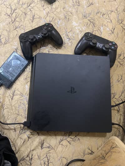 PS4 PlayStation With  two controller