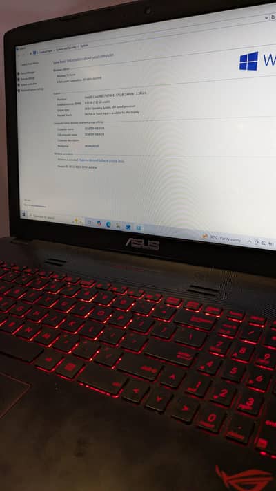 ASUS ROG GL552VW i7 6th Gen HQ