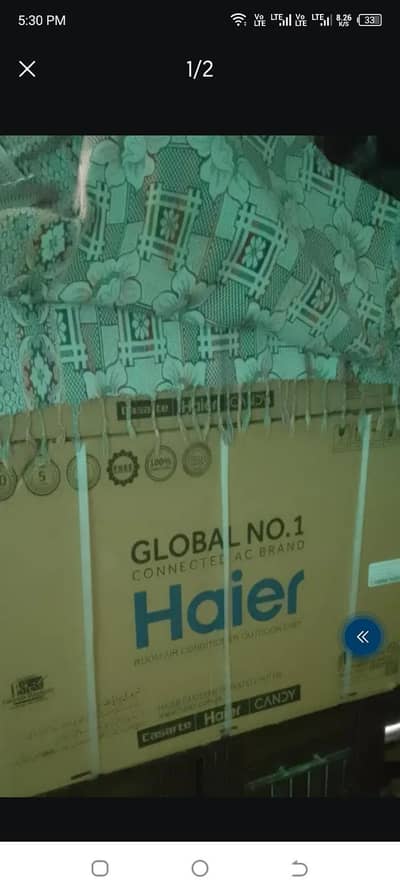 Haier 1 ton in DC inverter t3 Wi-Fi new model