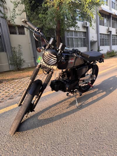 Cafe racer modified Chinese 70cc