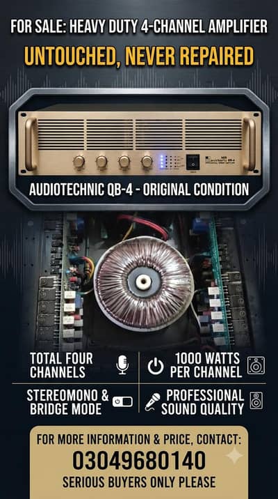 Power Amplifier 4 chennal 4000 watts
