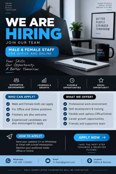 Apply for better future