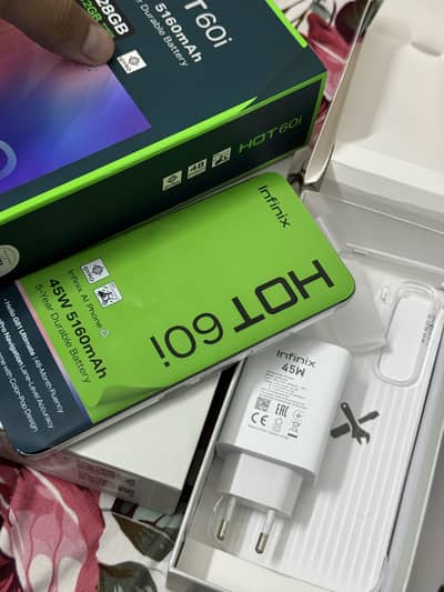 Infinix Hot 60i complete box