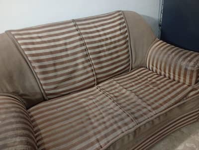 wooden sofa