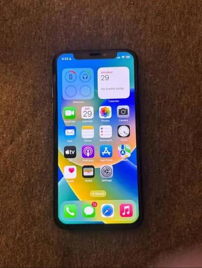 Apple iPhone X PTA approved 64gb memory exchange possible