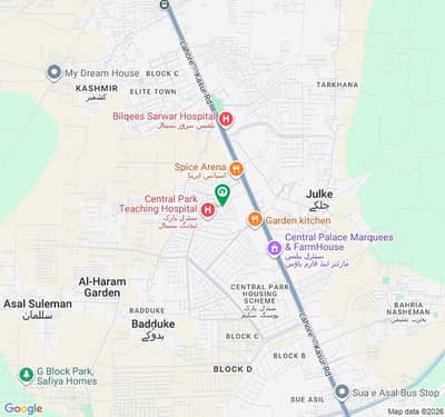 Residential Plot Available For Sale In Palm City Lahore