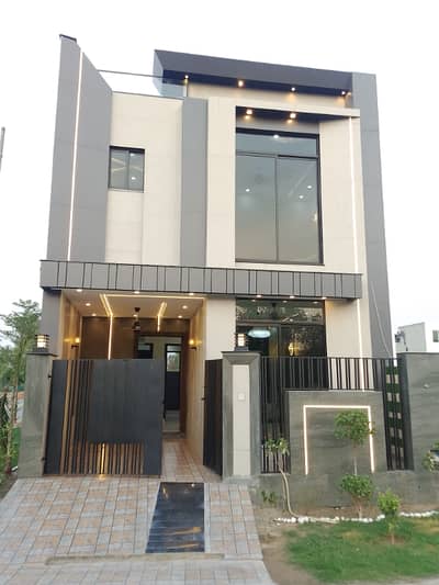 Corner - 4.28 Marla Beautiful House For Sale In Palm City Lahore