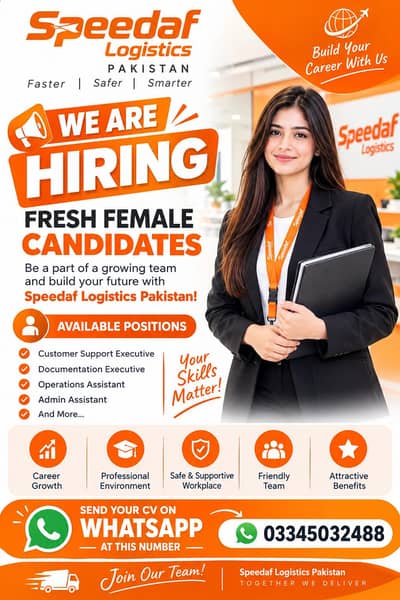 Fresh Female Staff in Multiple Departments