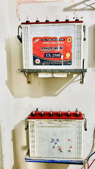 Selling Pheonix TX 2500 Batteries with good backup.
