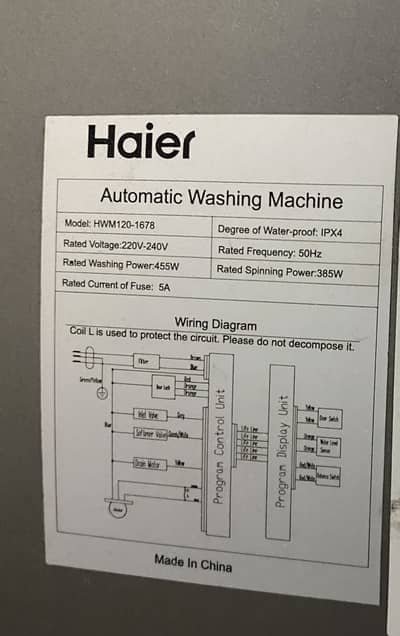 11kg hair one touch washing machine