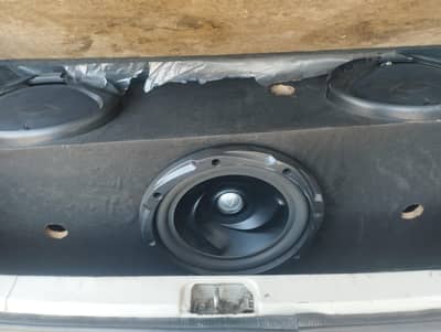 Kenwood speaker woofer and amplifier 4 Ch