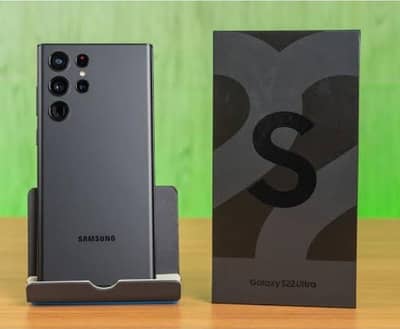 S22 Ultra Dual Physical Sim PTA With Box 10/9 But Original phone