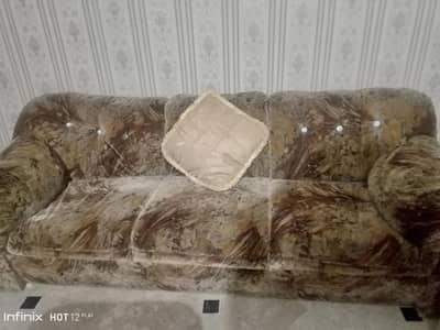 7 seater best quality brown sofa