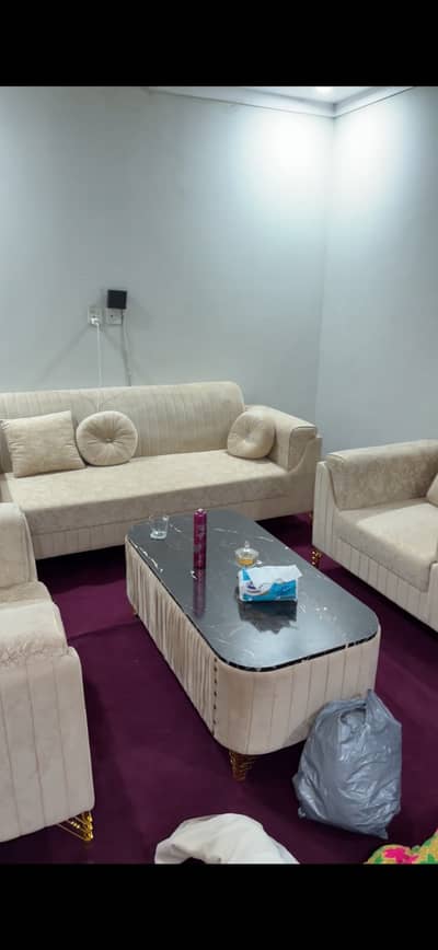 5 seater sofa with center table