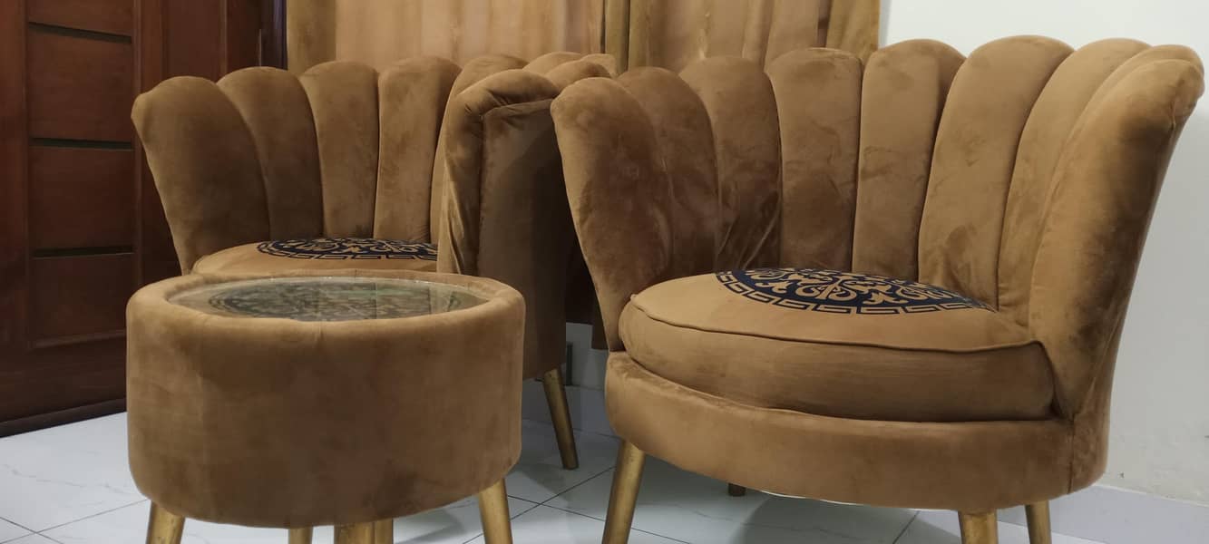 Coffee chairs With Table 4