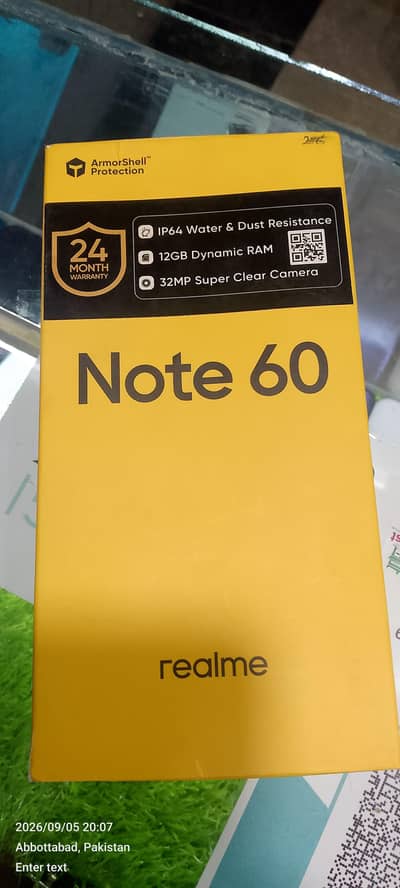 Realme Note 60 (Voyage Blue, 4GB/128GB) - 10/10 Condition