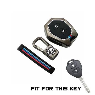 Toyota Vitz 2005-2010 Key Cover with metal shell
