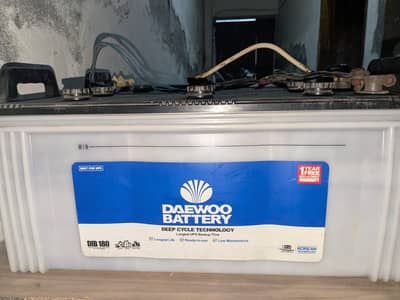 2 Daewoo Deep Cycle BATTERIES DIB 180 -145 AH -9 PLATES